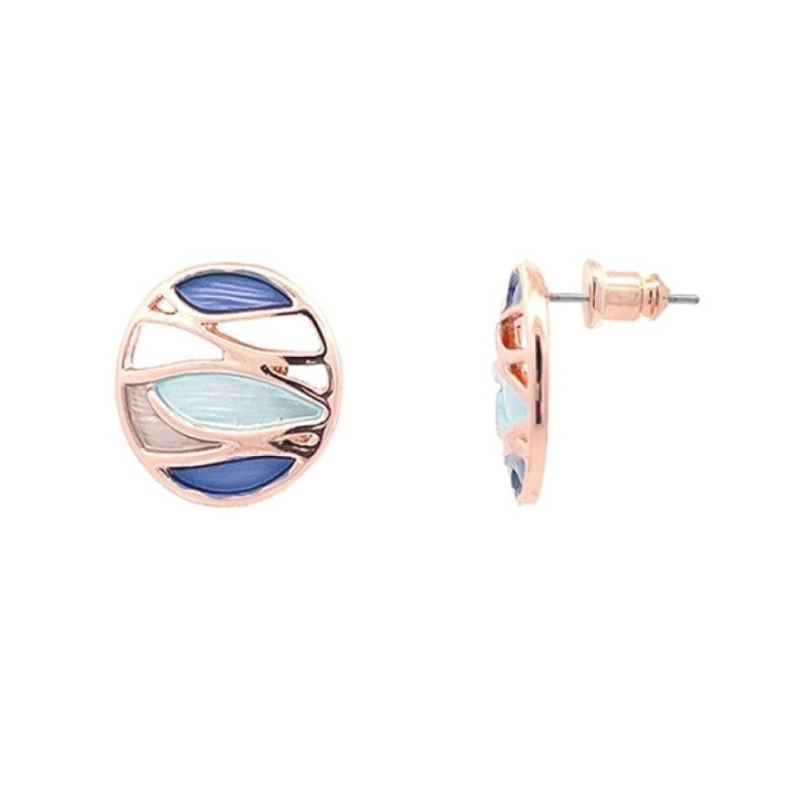 Lobo Bijoux Traforati Smaltato Blu