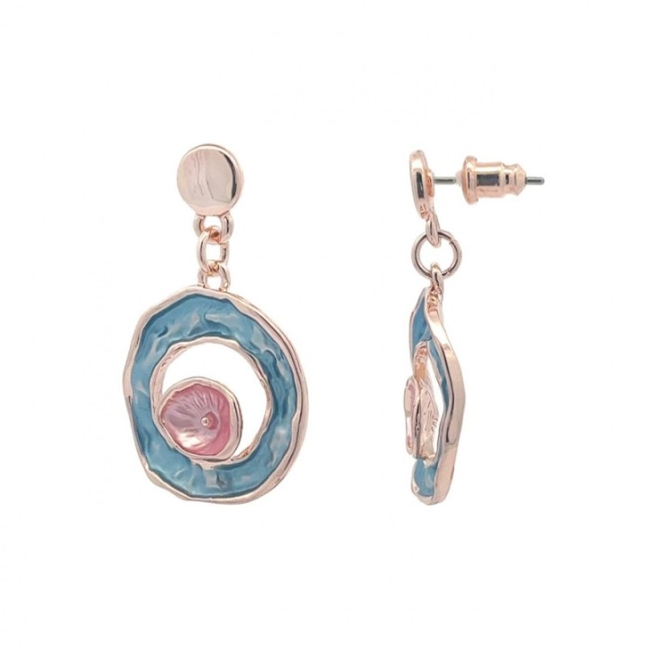 Pendenti Bijoux Byblo Smaltati Rosa-Blu