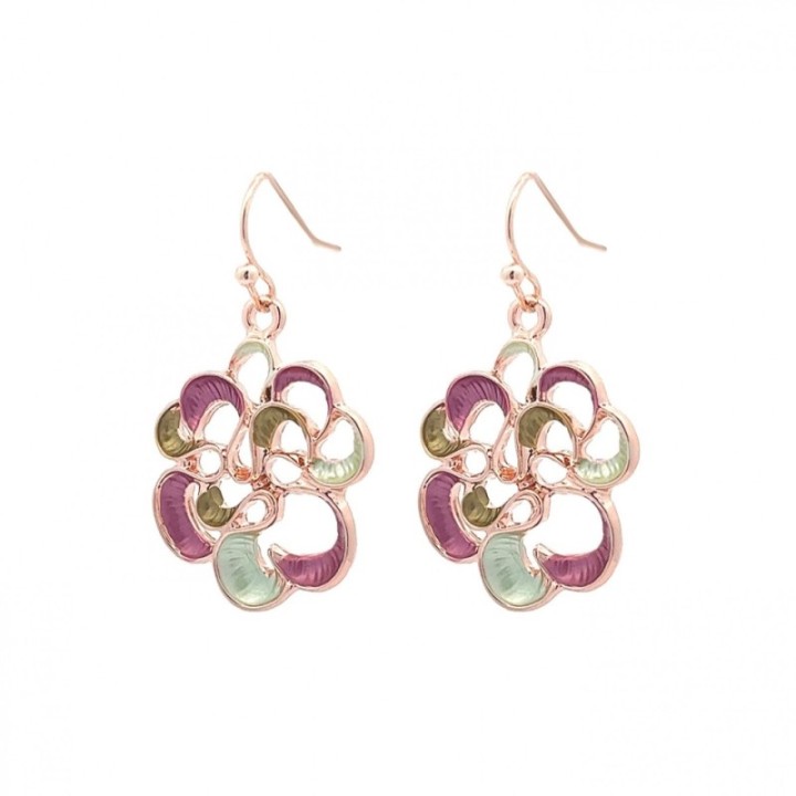 Mono-Pendenti Bijoux Fiore Traforato Smaltato