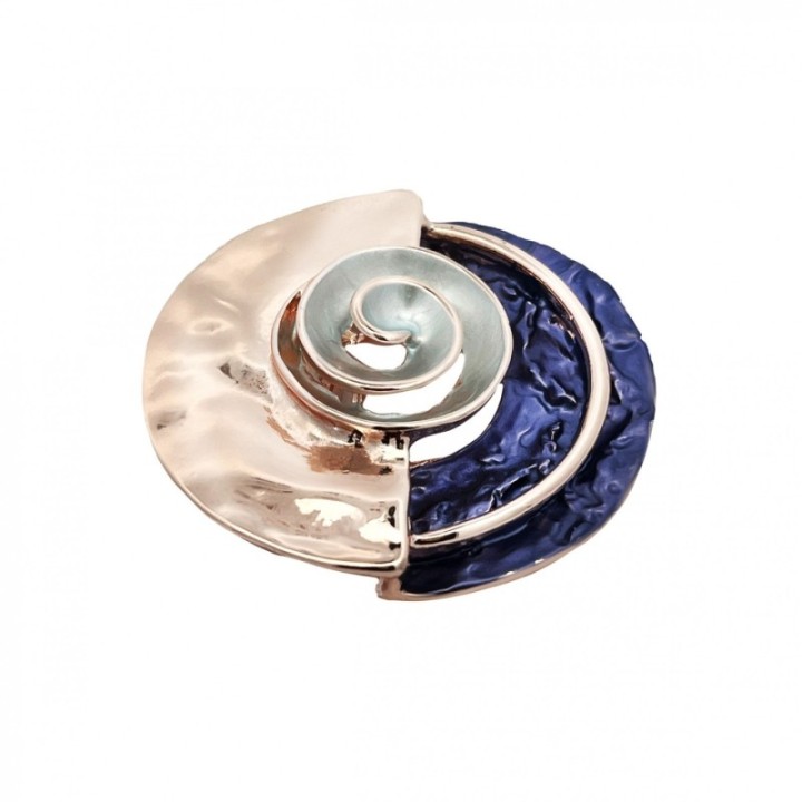 Spilla Calamita Bijoux Nautilus Smaltata