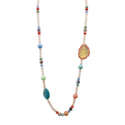 Collana Perline Lunga con...