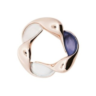 Spilla Bijoux Cerchio Ritorto Smaltata
