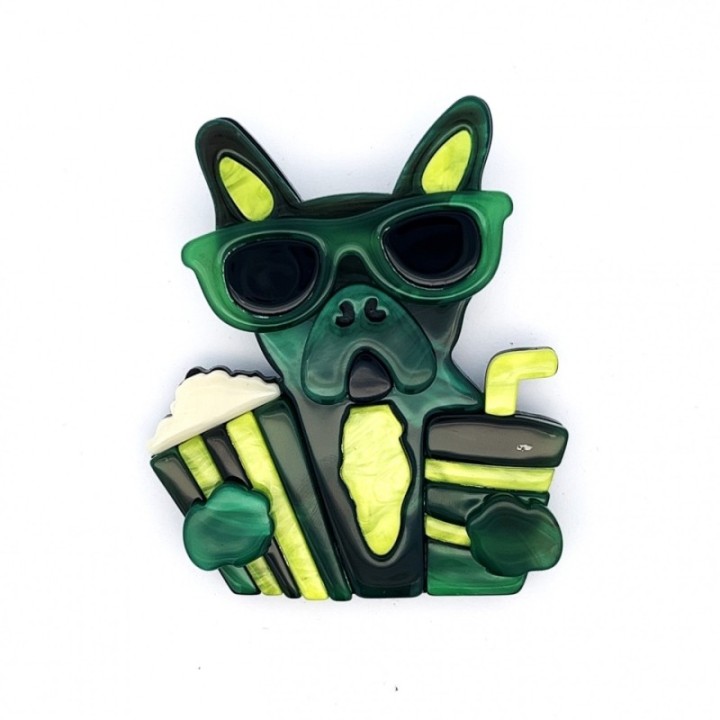Spilla Bulldog Viveur Brasiliano
