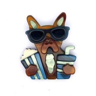 Spilla Bulldog Viveur Napoletano