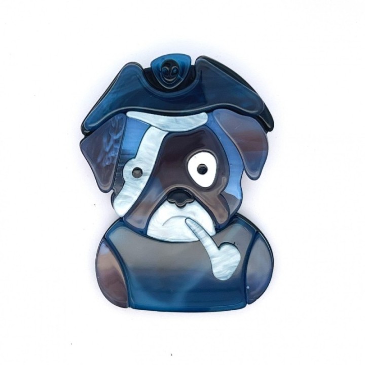 Spilla Bulldog Corsaro Napoletano