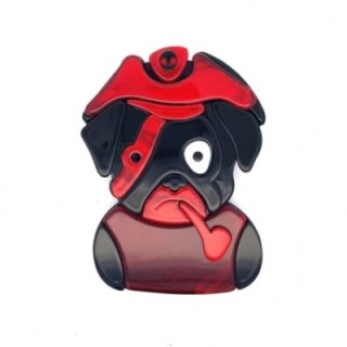 Spilla Bulldog Corsaro Milanista