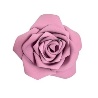 2 in 1 Spilla-Fermaglio Rosa Tessuta