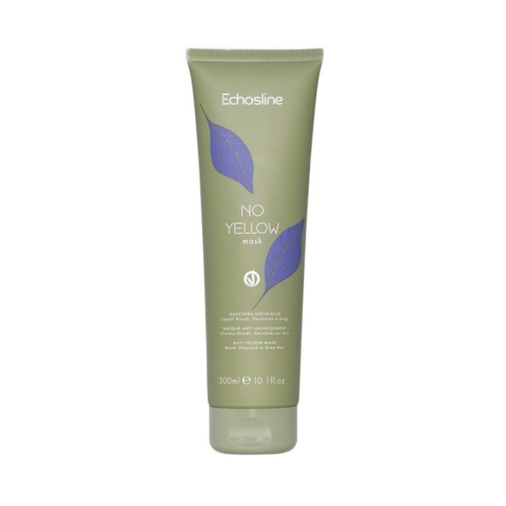 Maschera Antigiallo Capelli Biondi-Decolorati-Grigi NO YELLOW [300ml] by Echosline