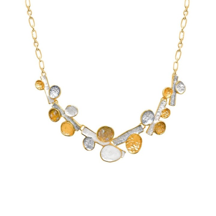 Girocollo Diadema Bijoux Touch & Sticks Argenteo