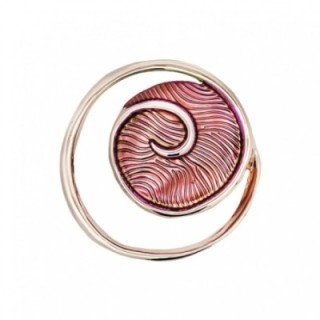 Spilla Bijoux Runa Spirale Porpora