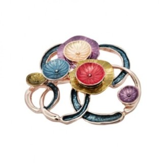 Spilla Bijoux Fiori di Loto Festiva