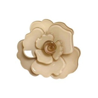 Spilla Resina Fiore Beige