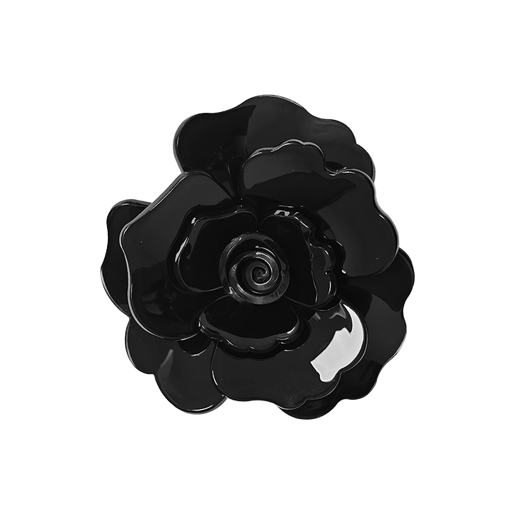 Spilla Resina Fiore Nero