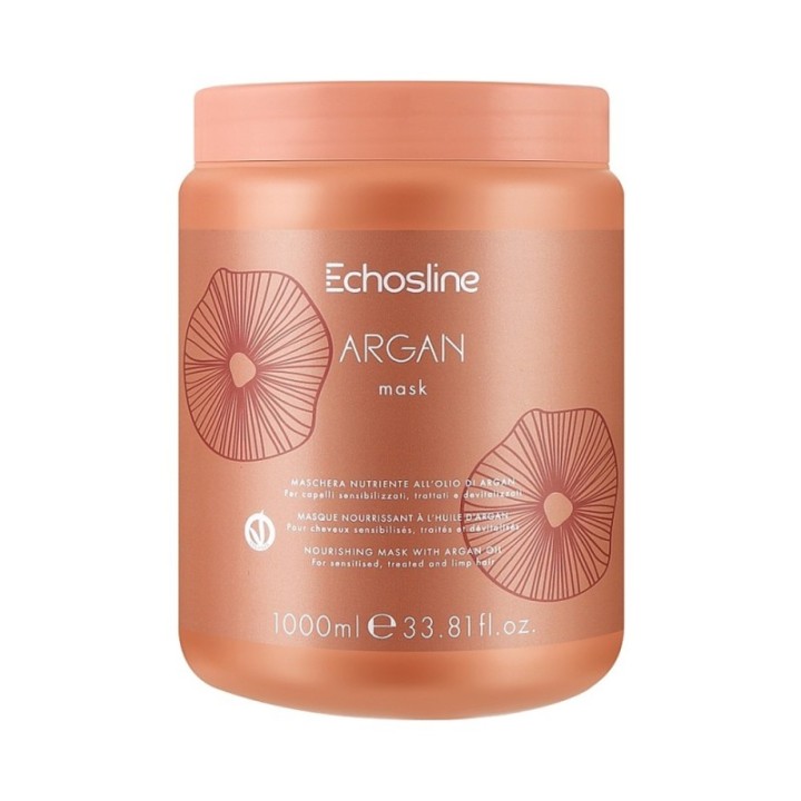 Maschera Nutriente Olio di Aragn Capelli Trattati-Devitalizzati [1Litro] by Echosline