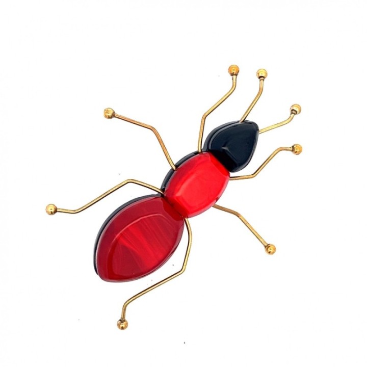 Spilla Resina Big Bug Rossonera