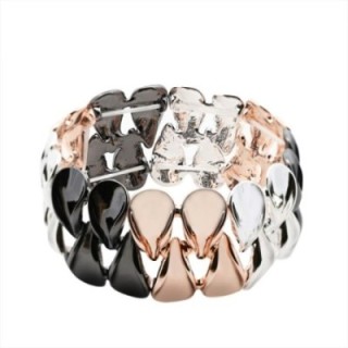 Bracciale Bijoux Elastico Gocce Tricolore MIL