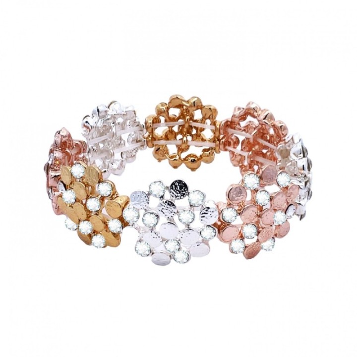 Bracciale Bijoux Elastico Tricolore VCE
