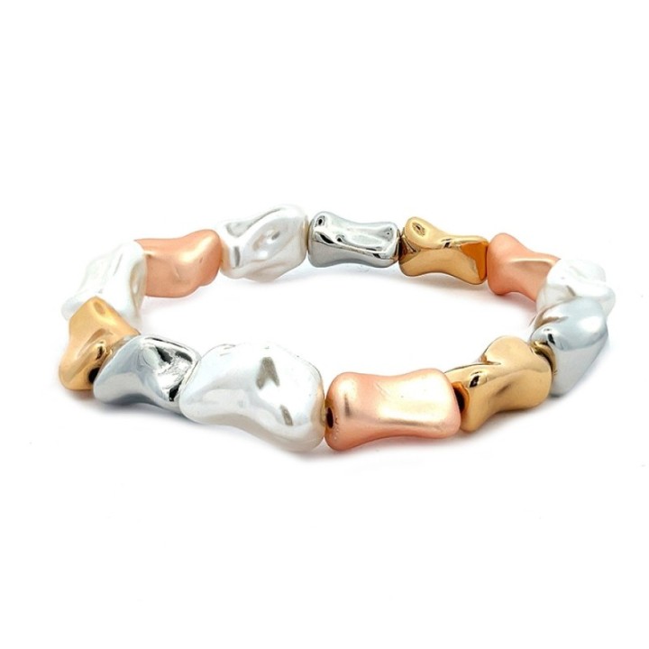 Bracciale Elastico Pepite Tricolore BCE