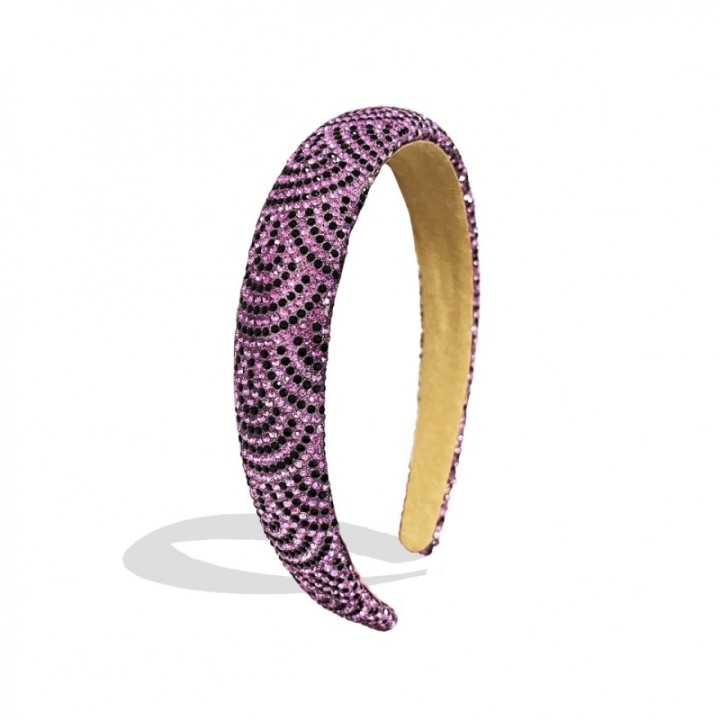 Cerchietto Viola Full Strass
