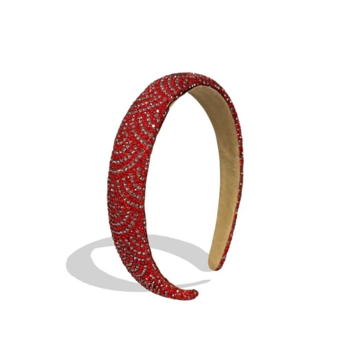 Cerchietto Rosso Full Strass
