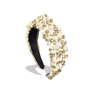 Cerchietto White Madame Zirco-Perla