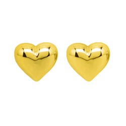 Bottone Cuore Bombato Acciaio 316L