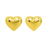 Bottone Cuore Bombato Acciaio 316L
