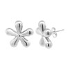 Bottone Bombato Piccolo Fiore Acciaio 316L 10 mm