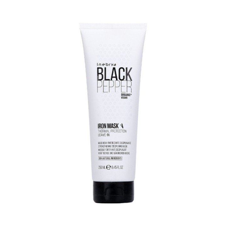 Maschera Rinforzante Disciplinante BLACK PEPPER [250ml] by Inebrya