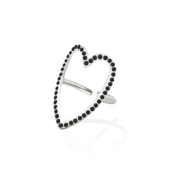 Anello Regolabile Cuore con...