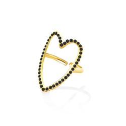 Anello Regolabile Cuore con...