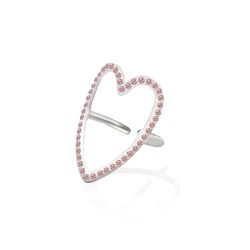 Anello Regolabile Cuore con...