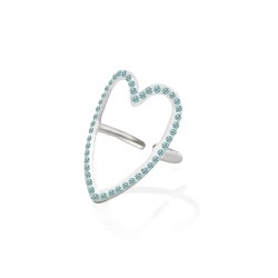 Anello Regolabile Cuore con...