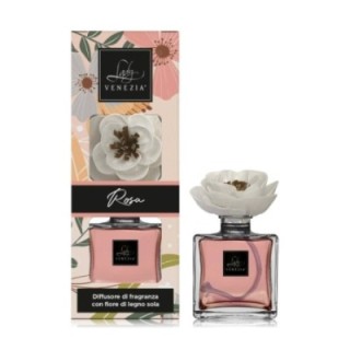 ROSA | Profumatore Ambiente in Fiore [100ml] Lady Venezia