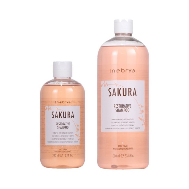 Shampoo Rigenerante Idratante SAKURA [Combo] by Inebrya