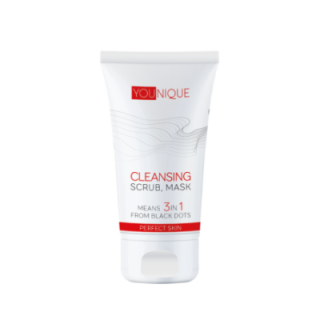 Rimedio Punti Neri 3-in-1 Detergente + scrub + maschera 'YOUNIQUE' Jerelia