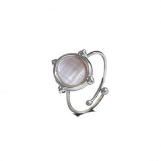 Anello Dorato con Madreperla