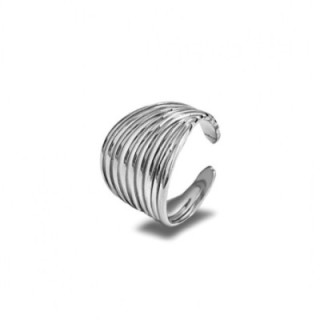 Anello Argento Multilinea 317