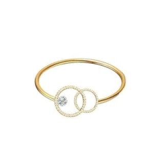 Anello Sottile Placcato Oro Giallo Regolabile Infinito