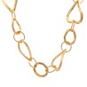 Collana Bijoux Lunga Catena Cuori Dorata