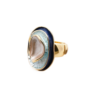 Anello Elastico WEX Smaltato Blu
