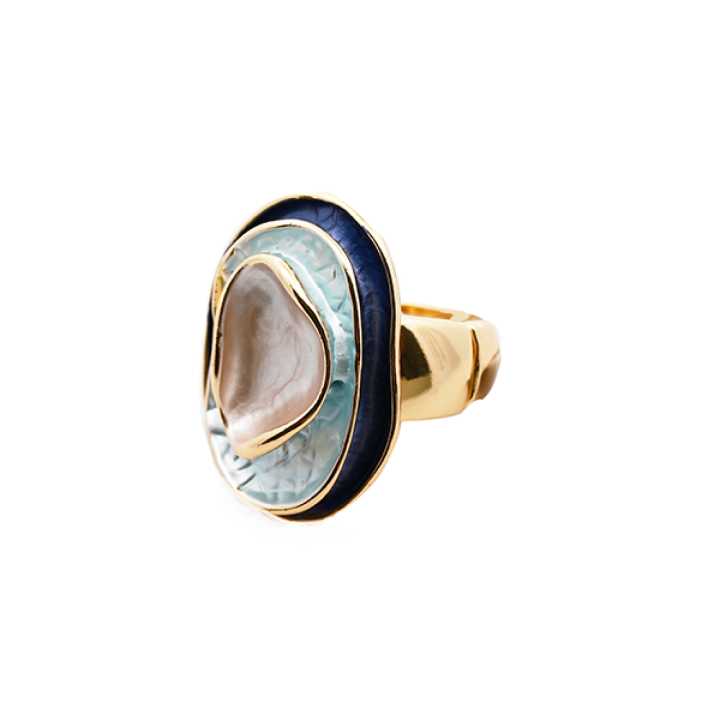 Anello Elastico WEX Smaltato Blu