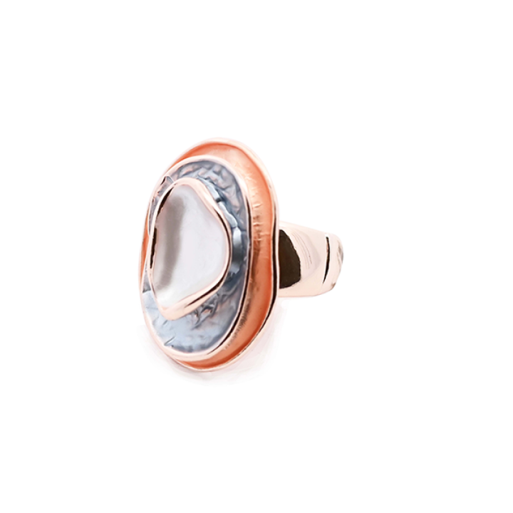Anello Elastico WEX Smaltato Beige