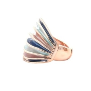 Anello Elastico SOLAR Smaltato Blu