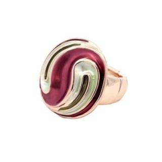 Anello Elastico DEA Smaltato Fucsia