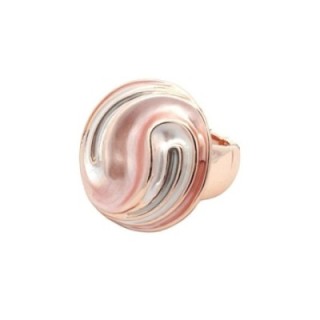 Anello Elastico DEA Smaltato Rosa