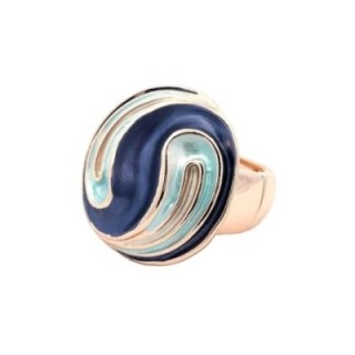 Anello Elastico DEA Smaltato  Blu