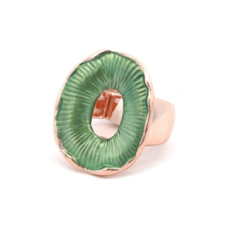 Anello Elastico PRUN Smaltato Verde