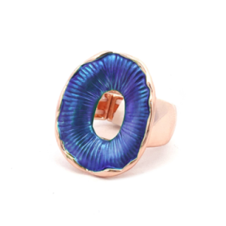 Anello Elastico PRUN Smaltato Blu
