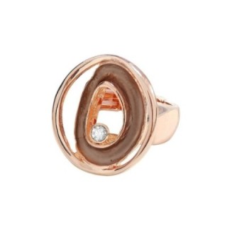 Anello Elastico RAEL Smaltato Marrone